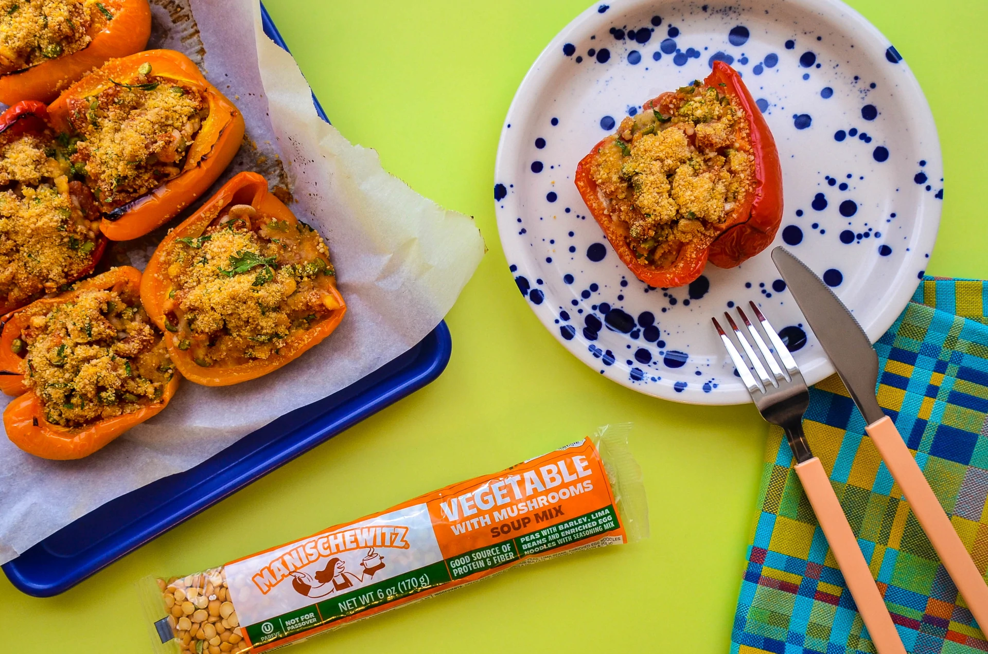 Vegetable Mix Stuffed Peppers Kosher