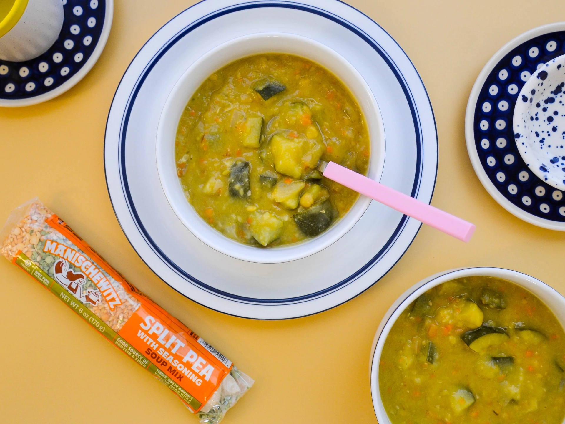 Zucchini Split Pea Soup