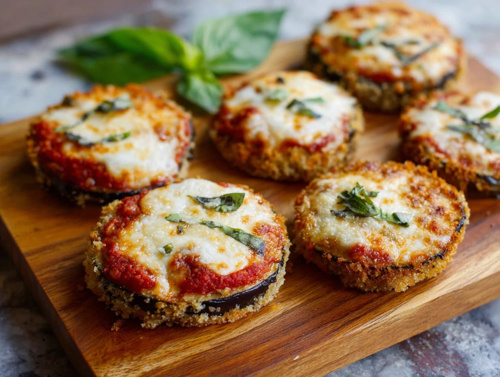 Eggplant Parmesan Rounds
