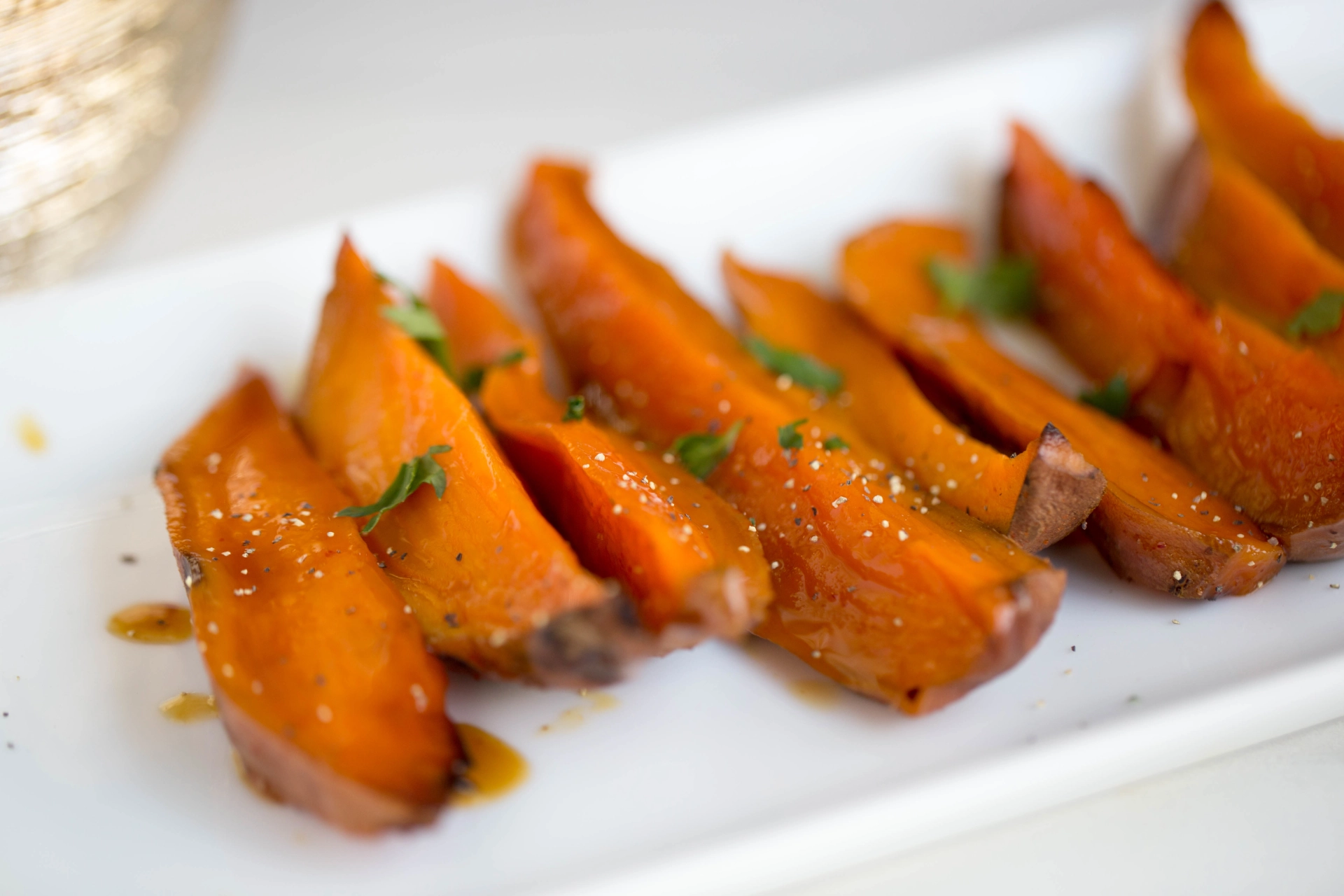 Honey Orange Glazed Sweet Potatoes