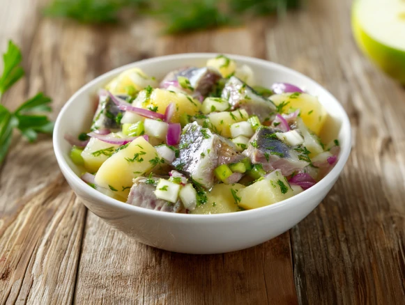 Herring Apple Potato Salad