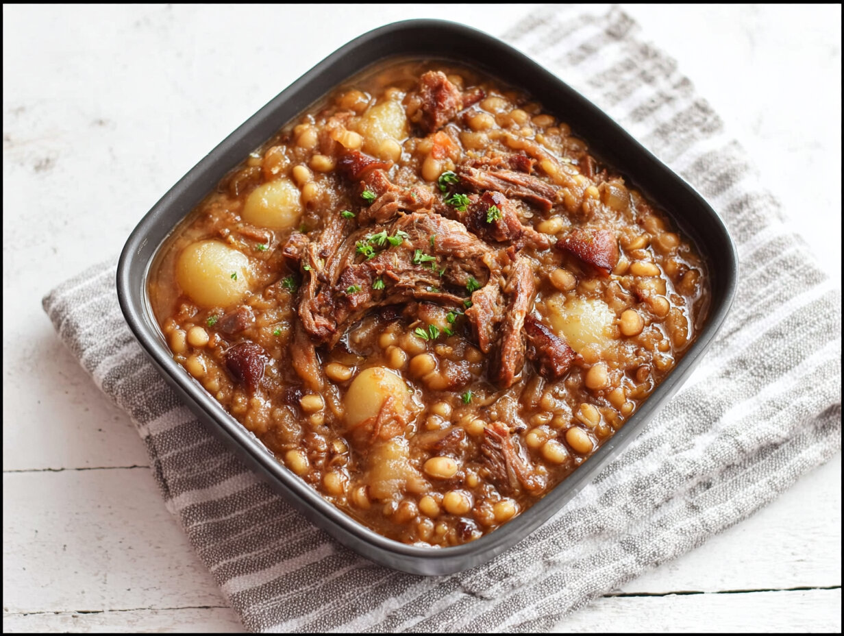 A Real Man’s Cholent
