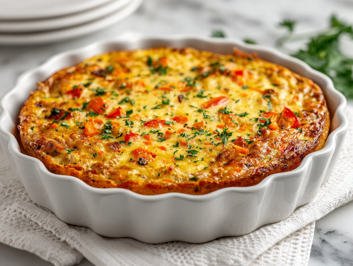 Crustless Chicken Quiche