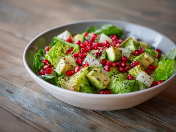 Lettuce Salad All Dressed in Pink