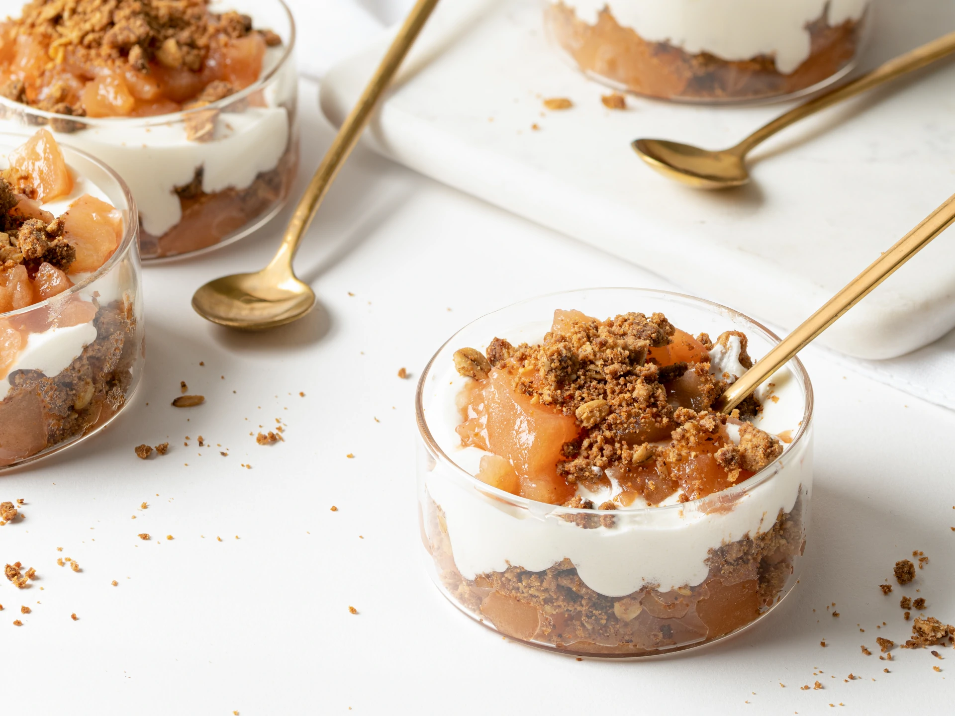 Mini Apple-Caramel Trifle