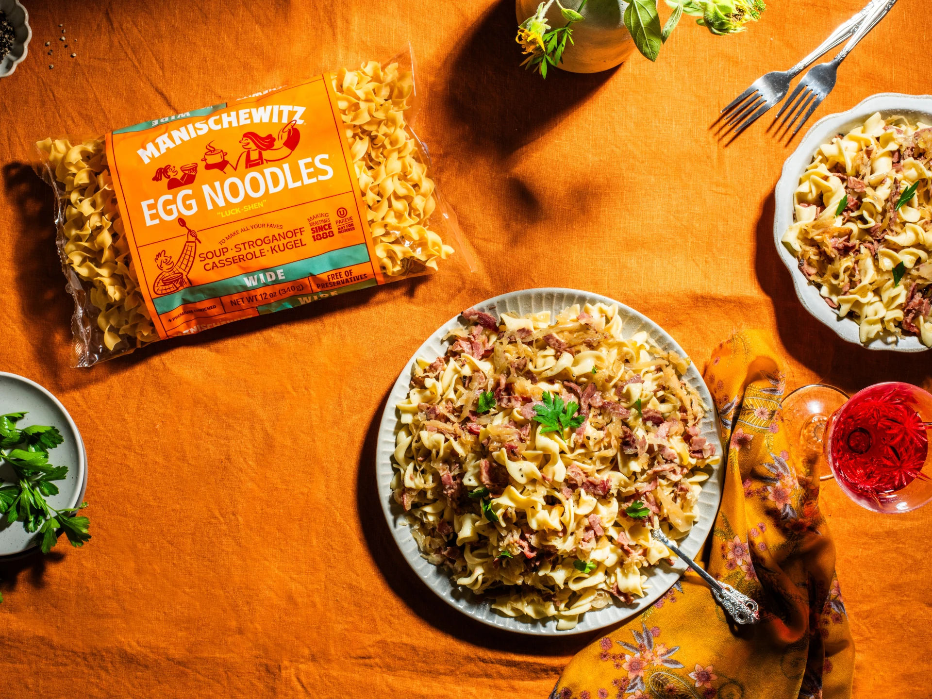 Hot Deli Cabbage Noodles