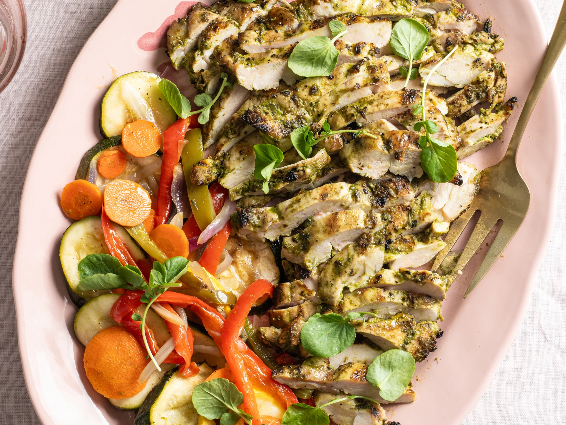 Zesty Grilled Chicken with Classic Chimichurri