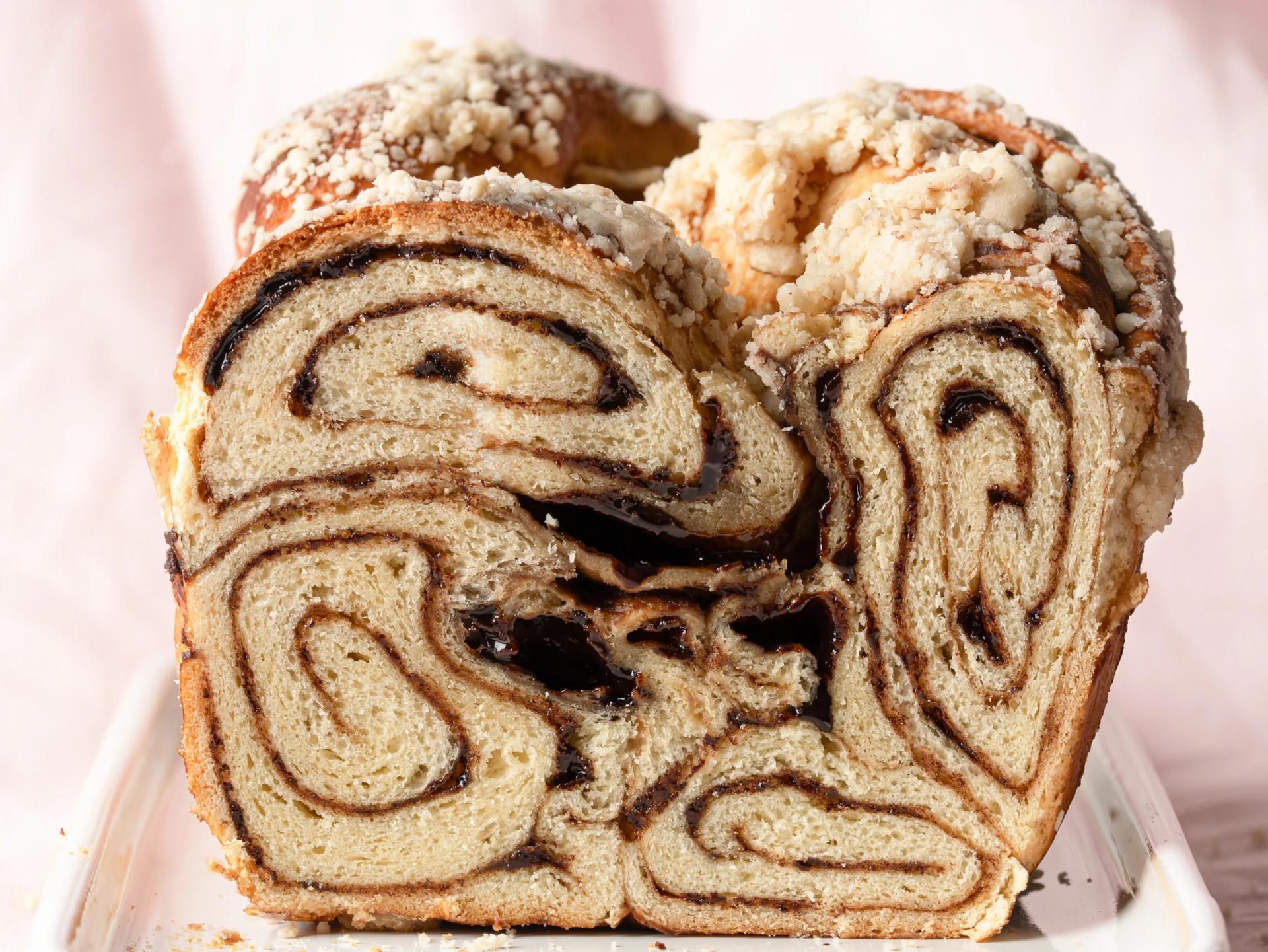 Babka with Coffee Cream Filling
