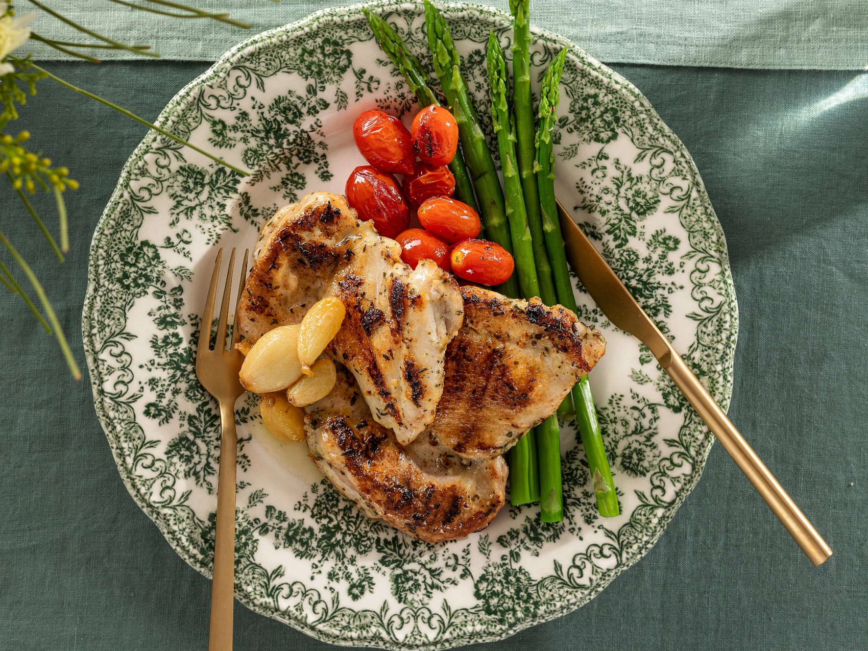 Garlic Confit Baby Chicken