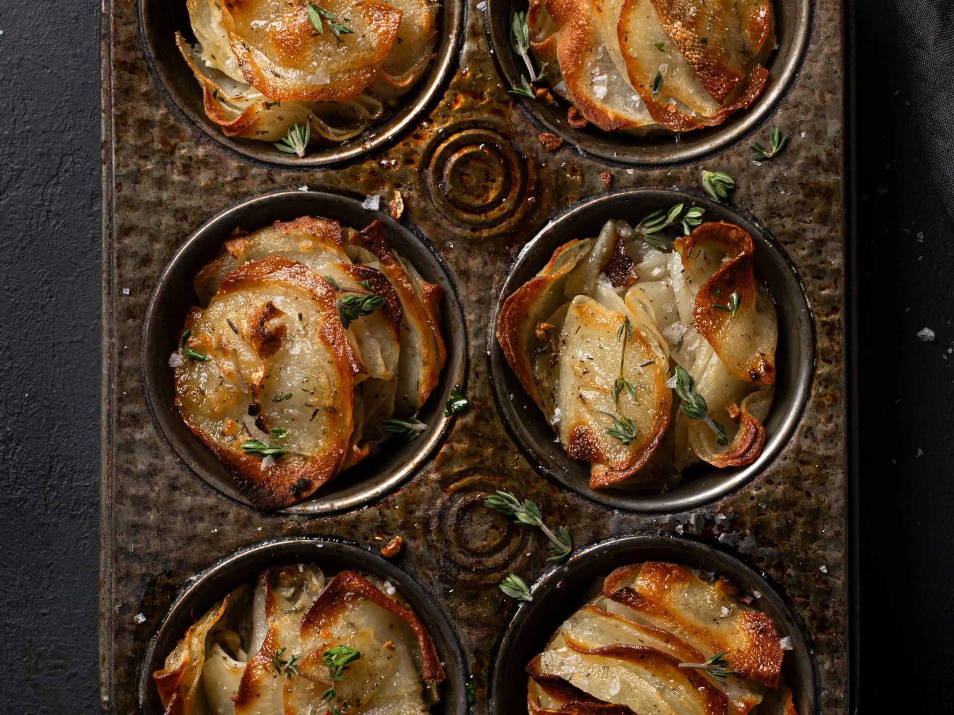 Muffin Pan Potato Galettes