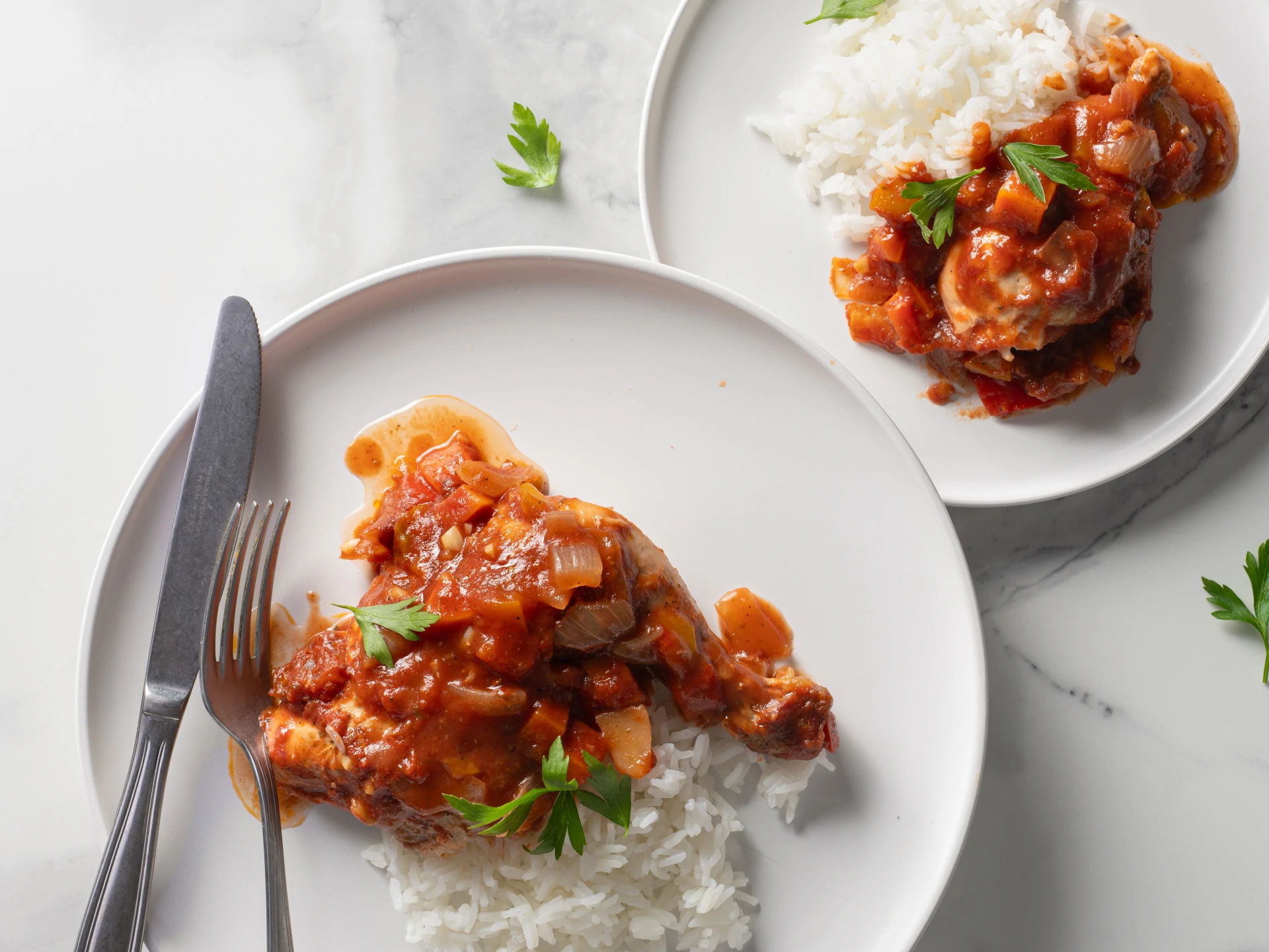 Slow Cooker Chicken and Vegetables in Tomato Sauce