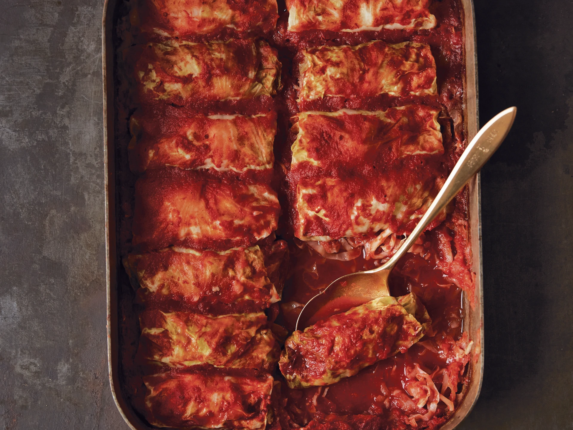 Stuffed Cabbage with Sauerkraut