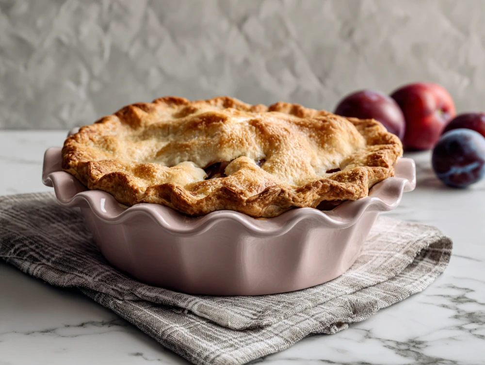 Apple Plum Kugel