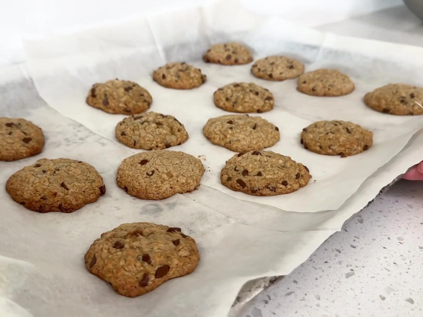 One Bowl Chocolate Chip Oatmeal Cookies