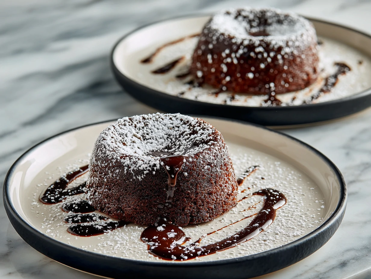 Molten Mexican Chocolate Cake