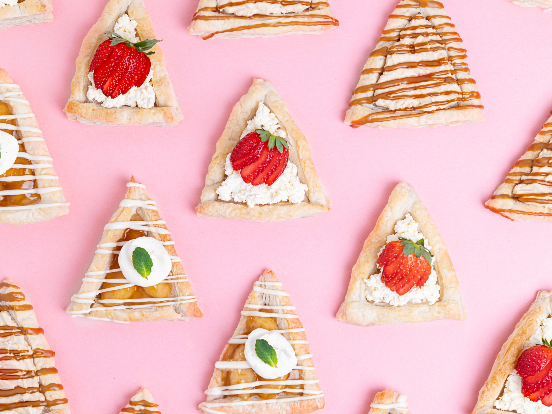 Filled Hamantaschen Tarts, 3 Ways