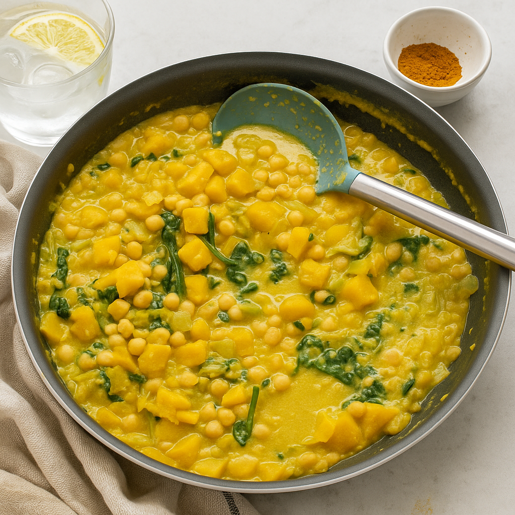 Butternut Squash and Spinach Curry (Low Calorie)