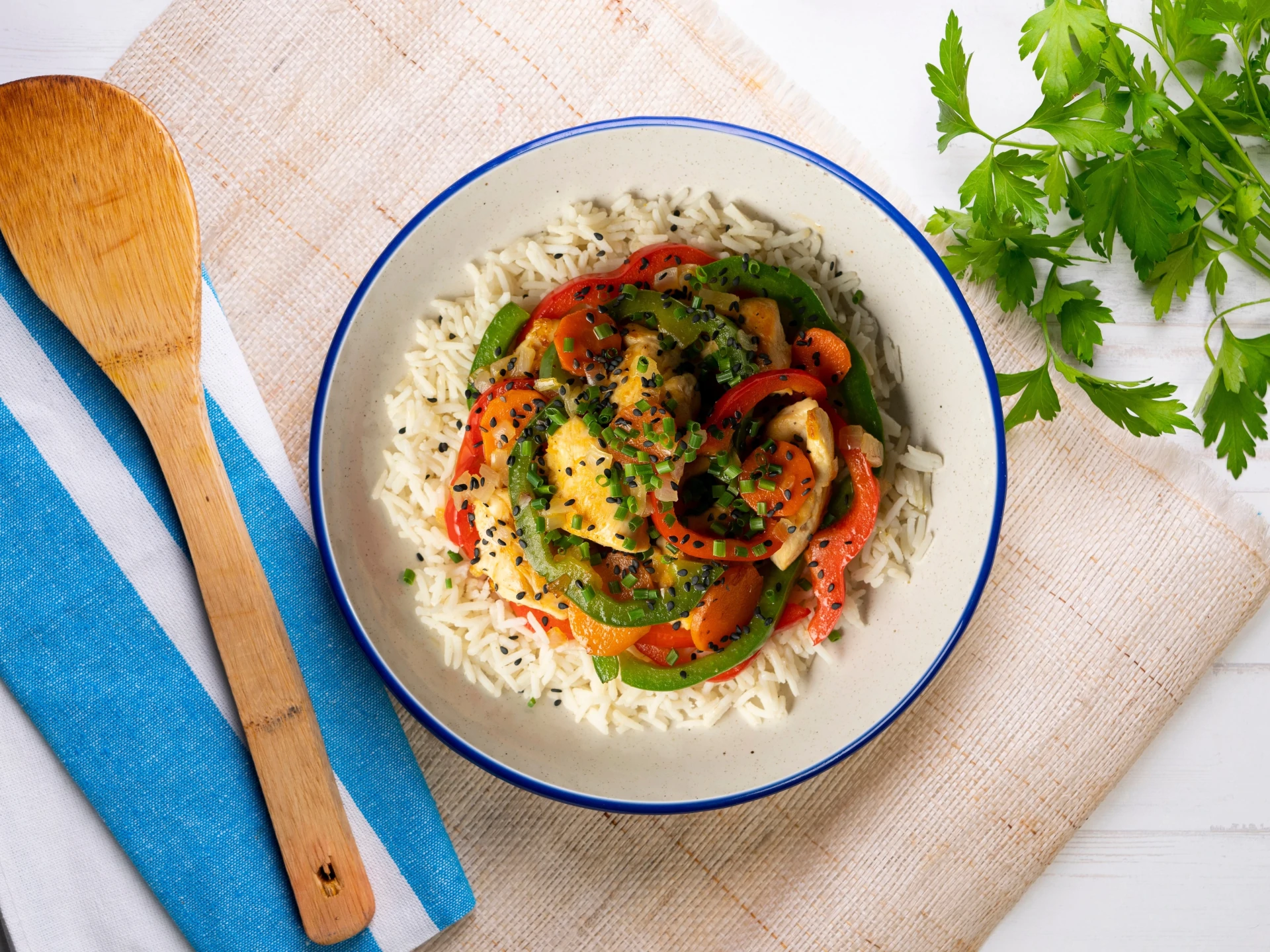 Vegetable Chicken Strips