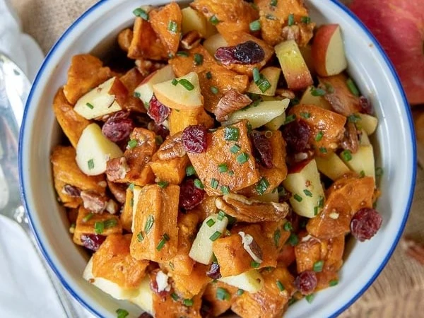 Sweet Potato Salad with Apples