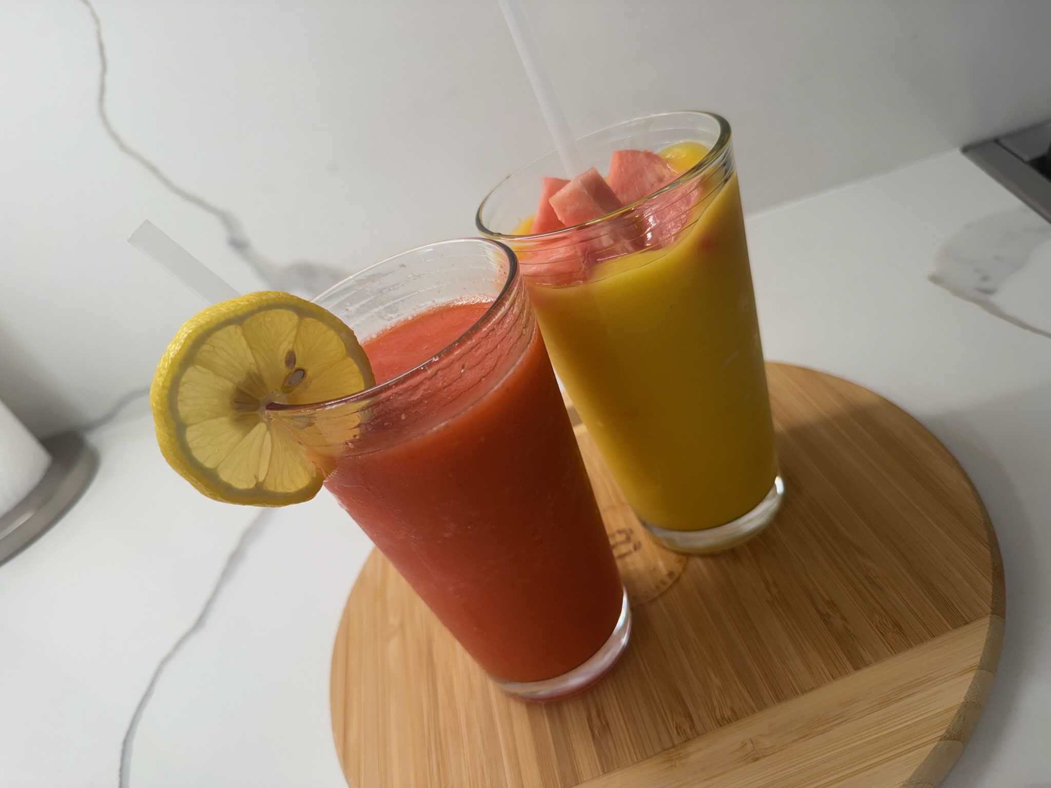 Easy Strawberry and Mango Daiquiris