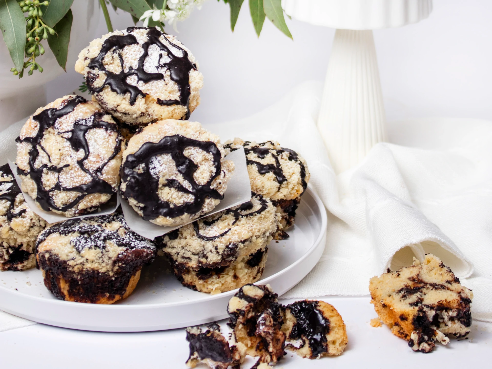 Cream Cheese Babka Muffins