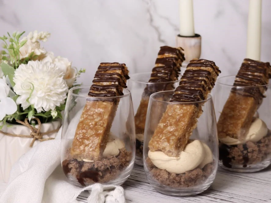 Creamy Peanut Butter Mousse Cups