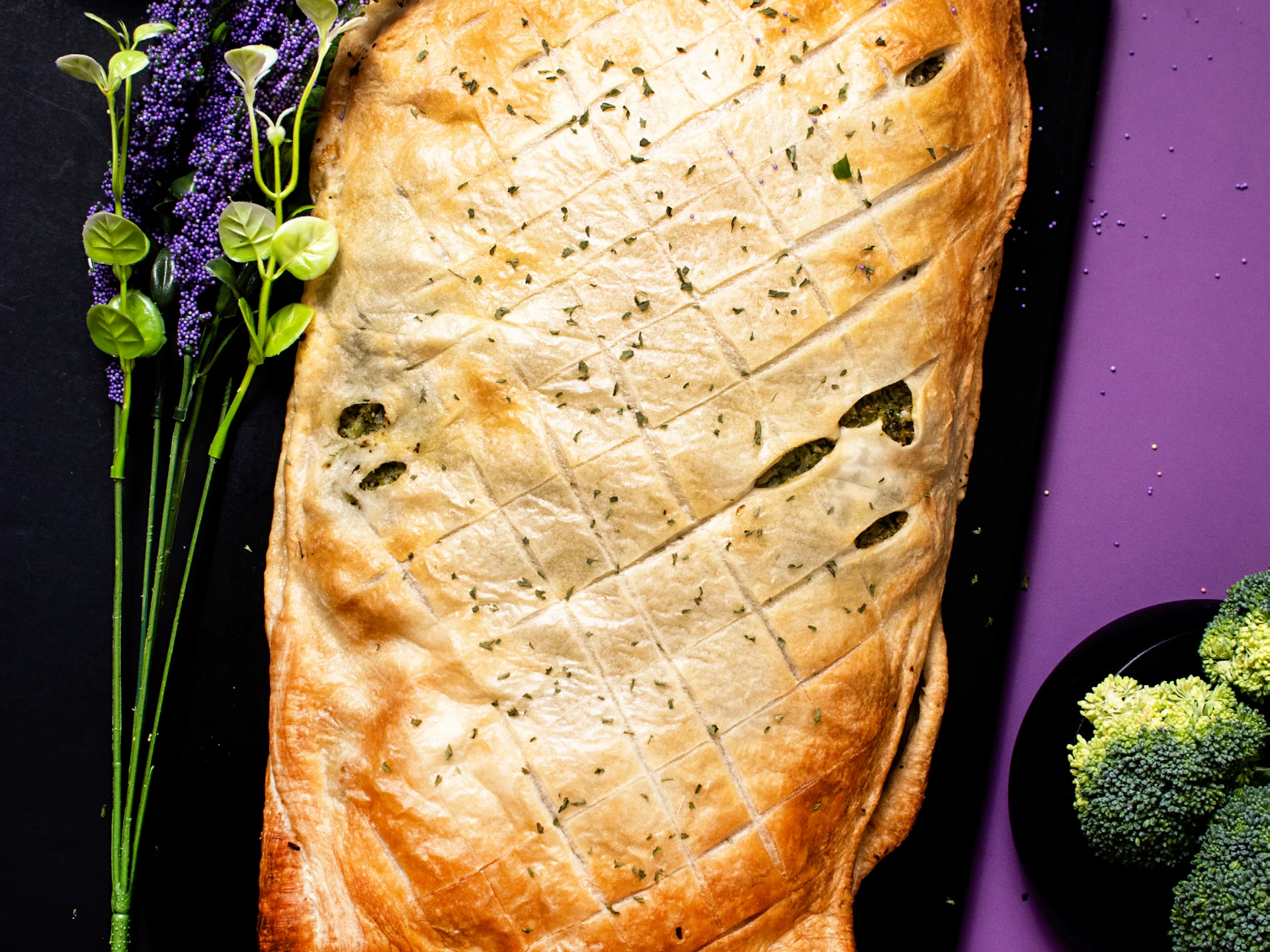 Side of Salmon Broccoli Wellington