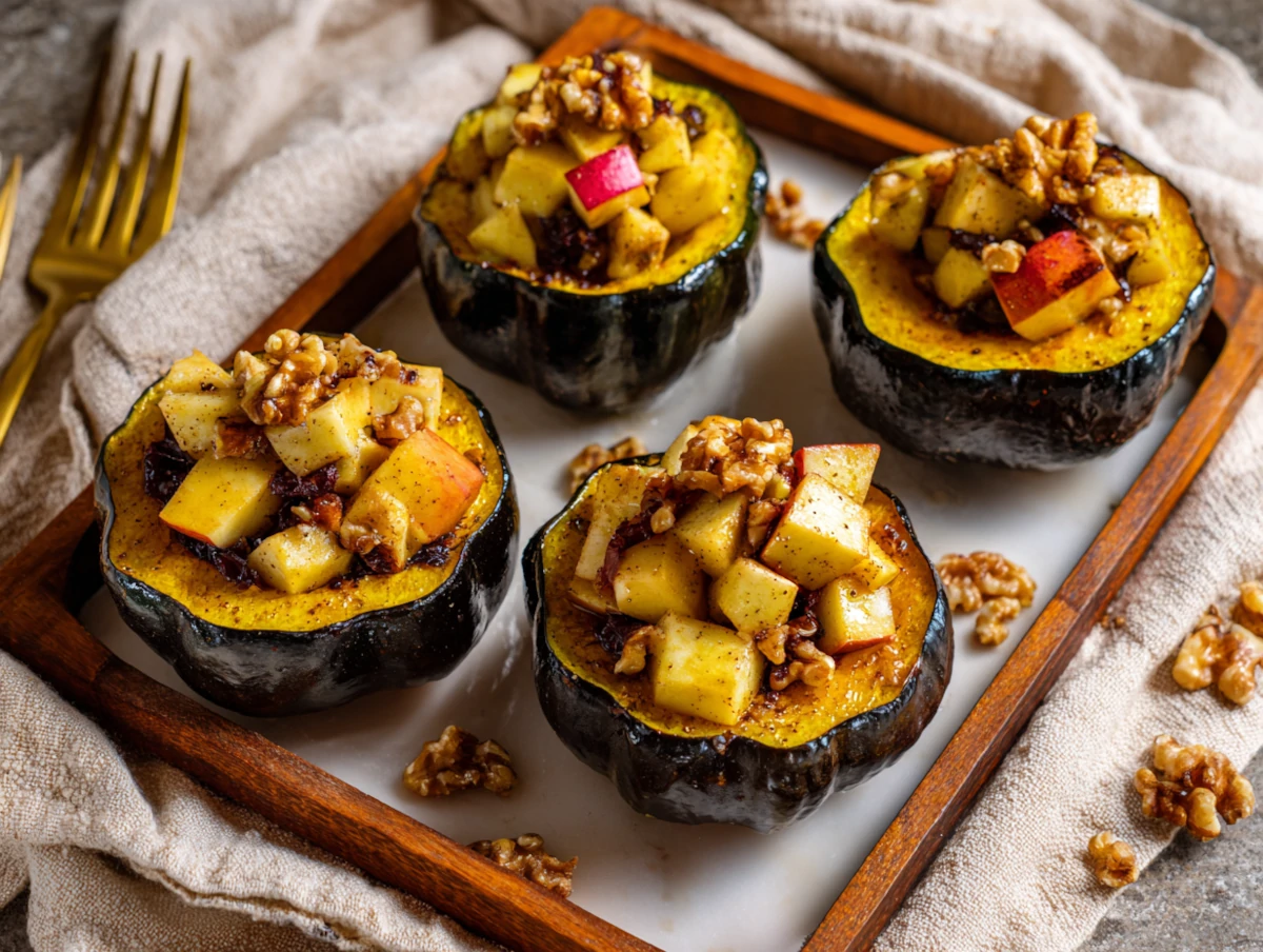Charoset Stuffed Squash