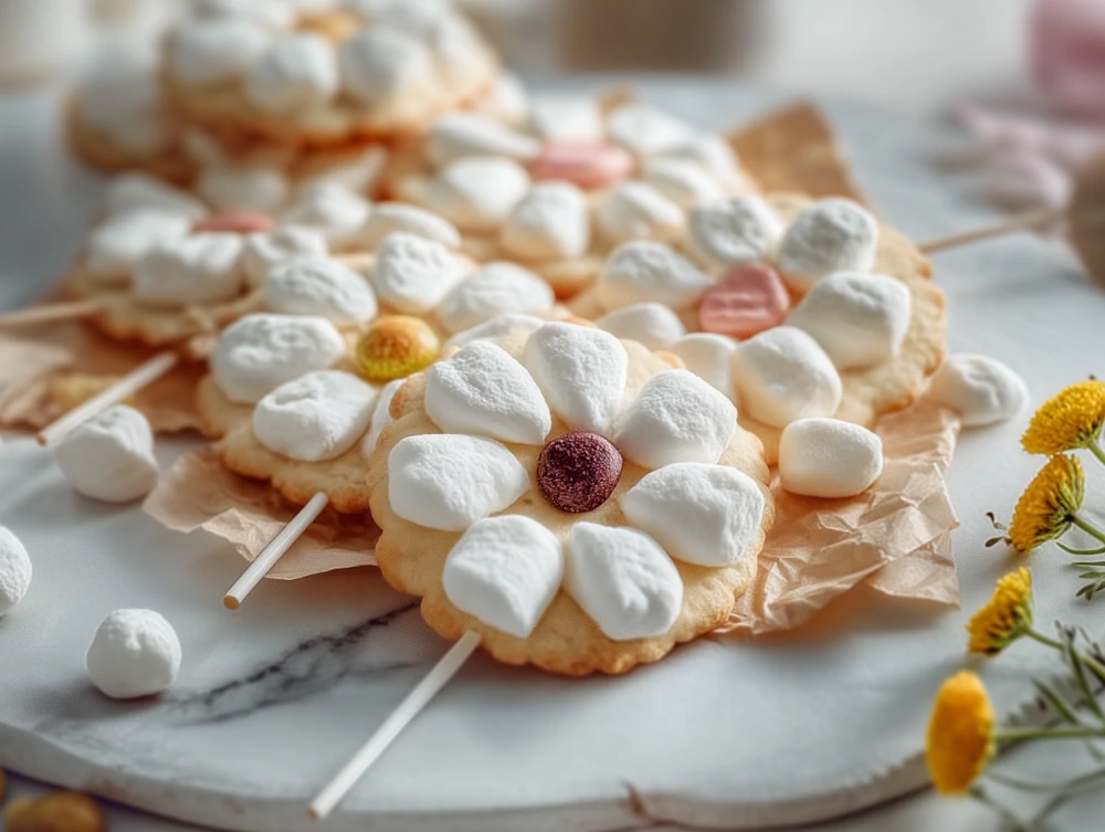 Daisy Cookie Pops