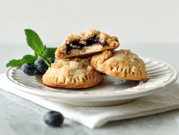 Blueberry Crumble Pockets