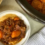 Crockpot Beef Stew with Mashed Potatoes