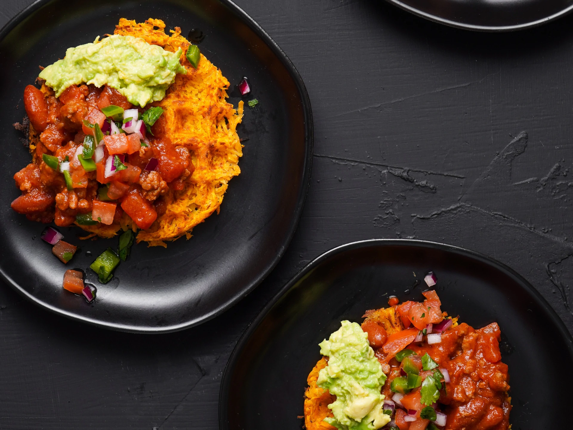 Loaded Sweet Potato Waffles