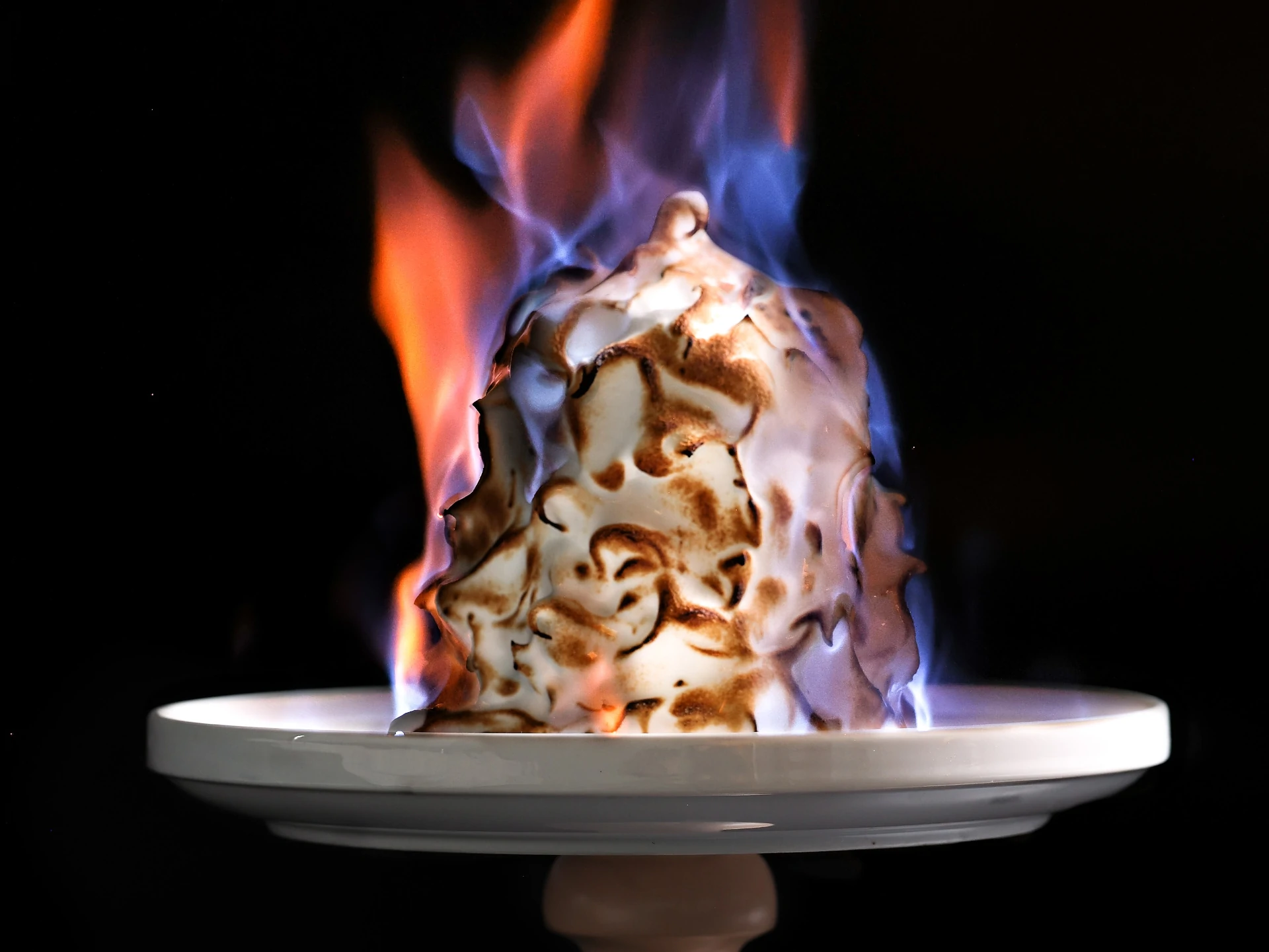 Flaming Baked Alaska