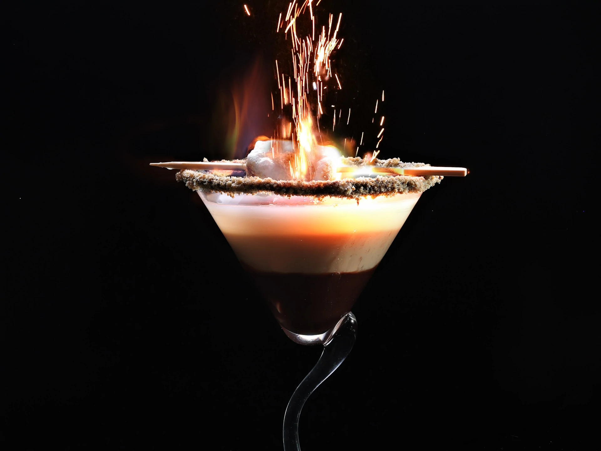 Gimme S’more Sparkler Cocktail