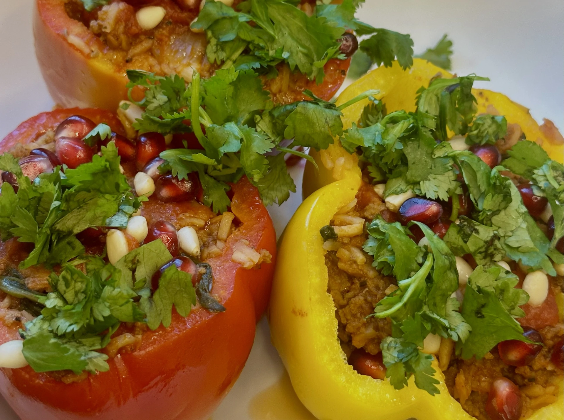Dalia’s Hearts-of-Palm Meat Stuffed Peppers