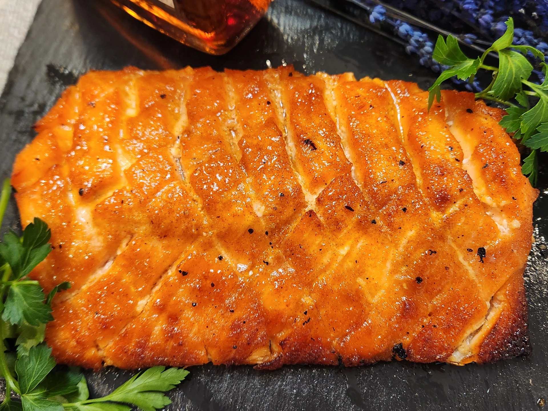 Bourbon Spiced Salmon