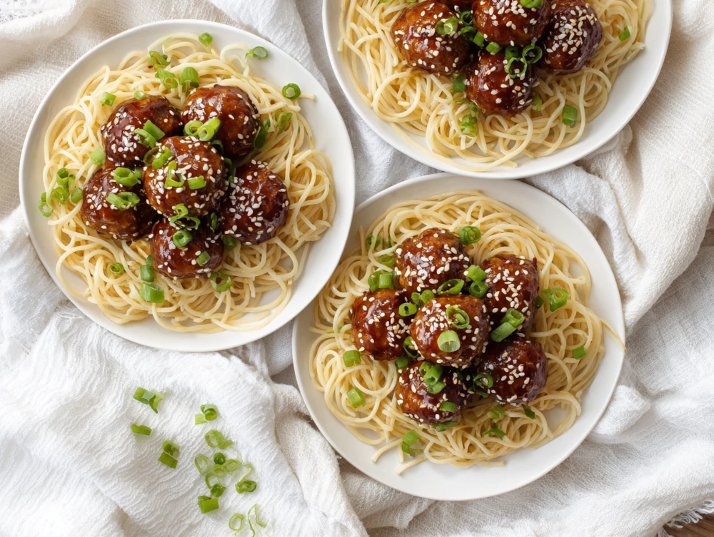 Teriyaki-Glazed Meatballs (Big Batch)