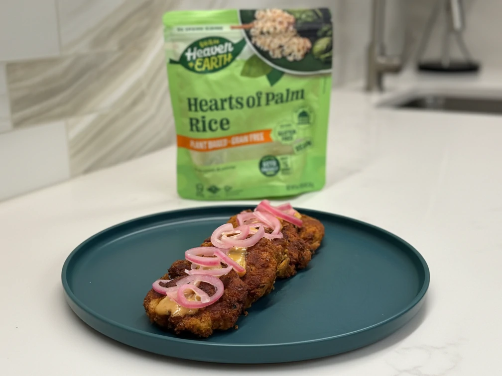 Hearts of Palm Rice Fritters