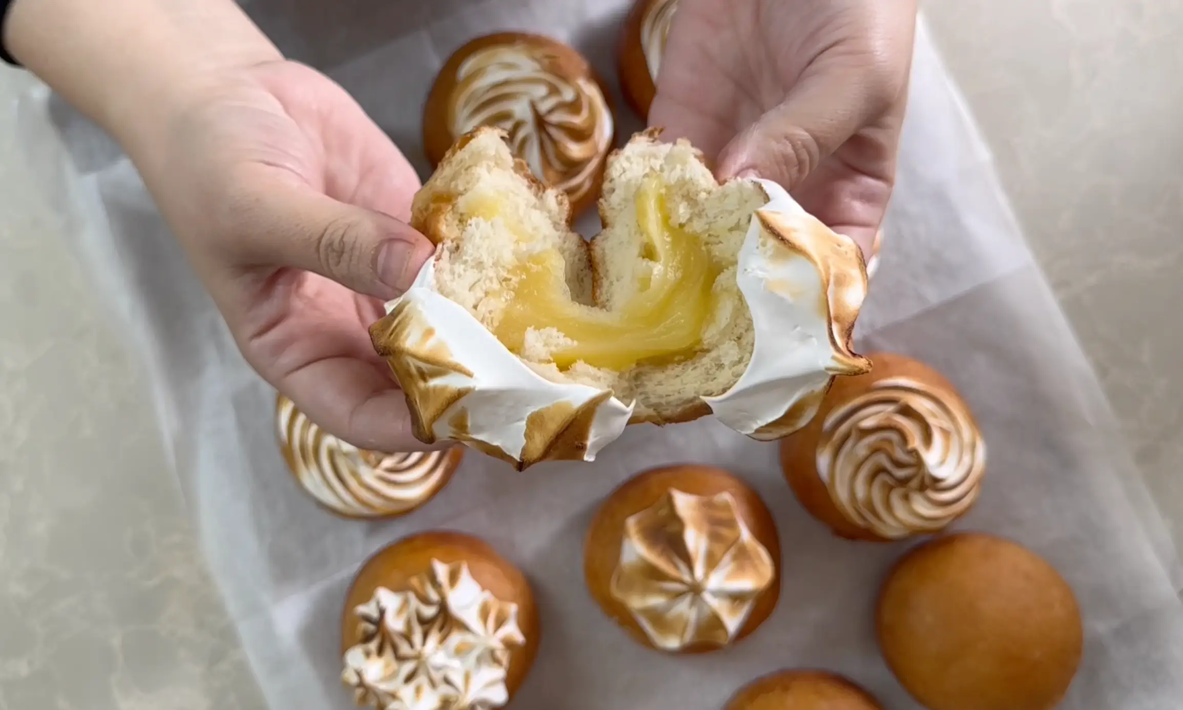 Easy Microwave Lemon Meringue Filling for Donuts