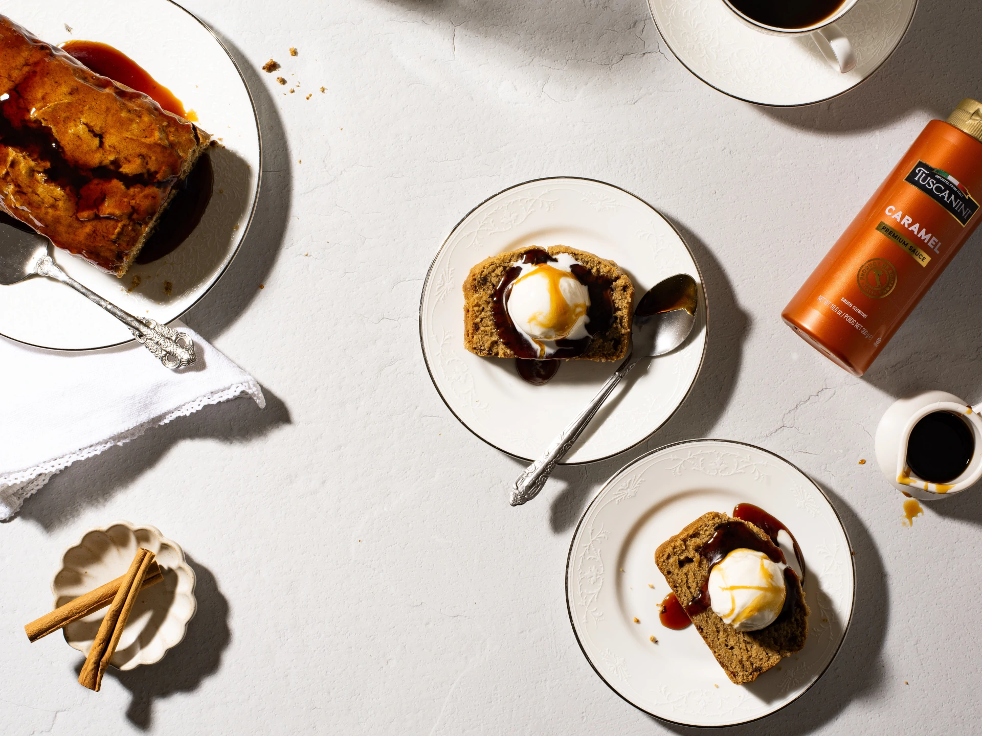 Sticky Toffee Pudding Loaf with Caramel Sauce