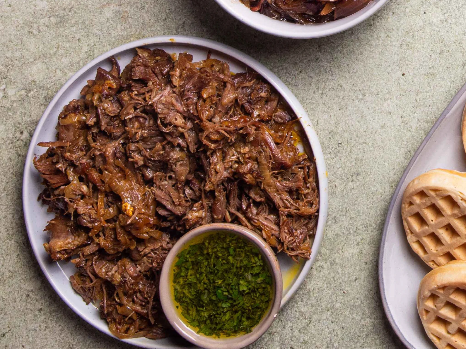 Pulled Lamb with Chimichurri
