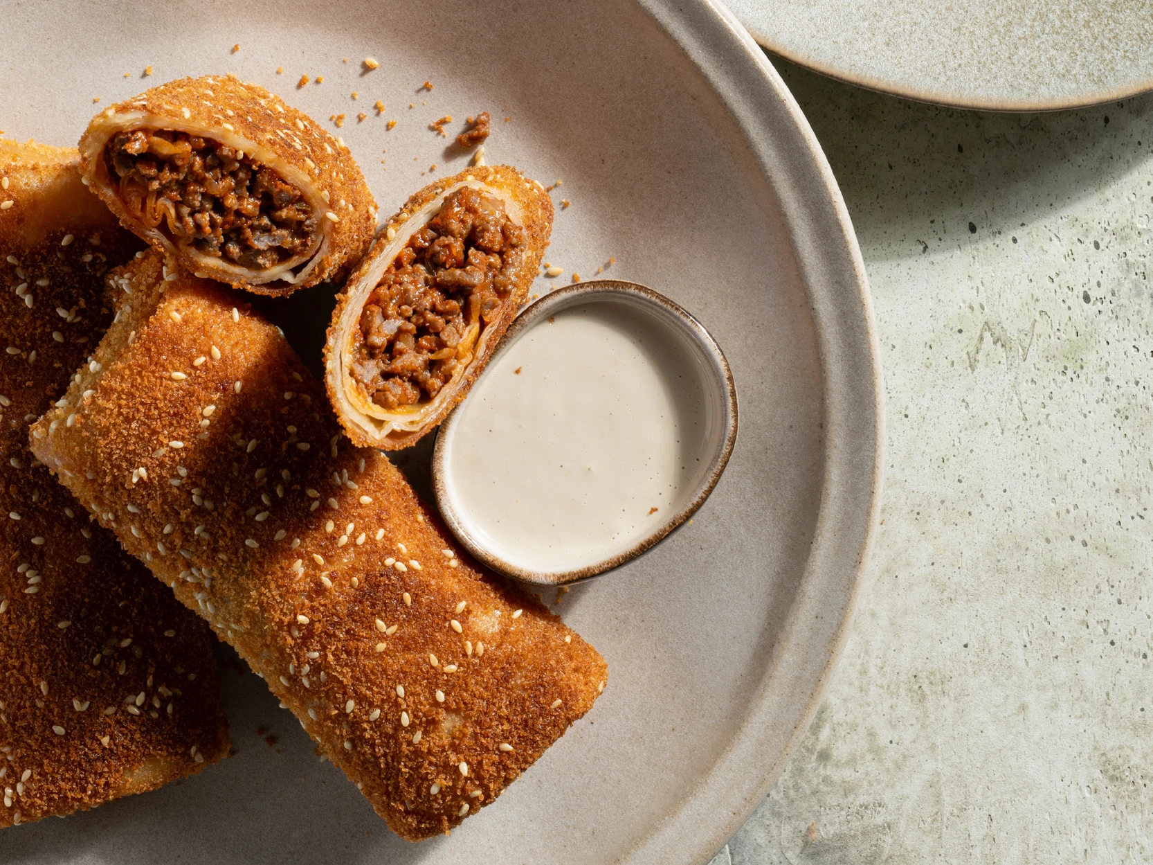 Meat-Filled Tortilla Wraps