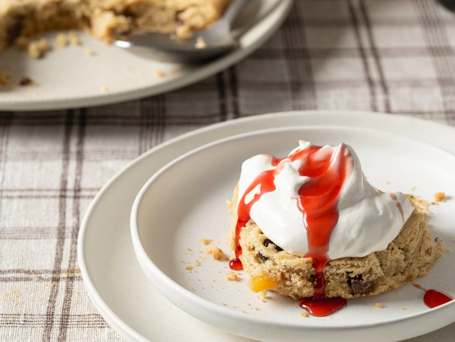 Jumbo Chocolate Chip Cookie with Almond Cream