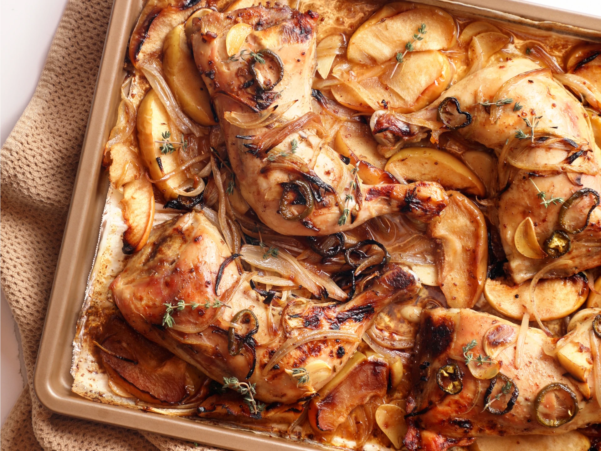 Sheet-Pan Apple Cider Chicken
