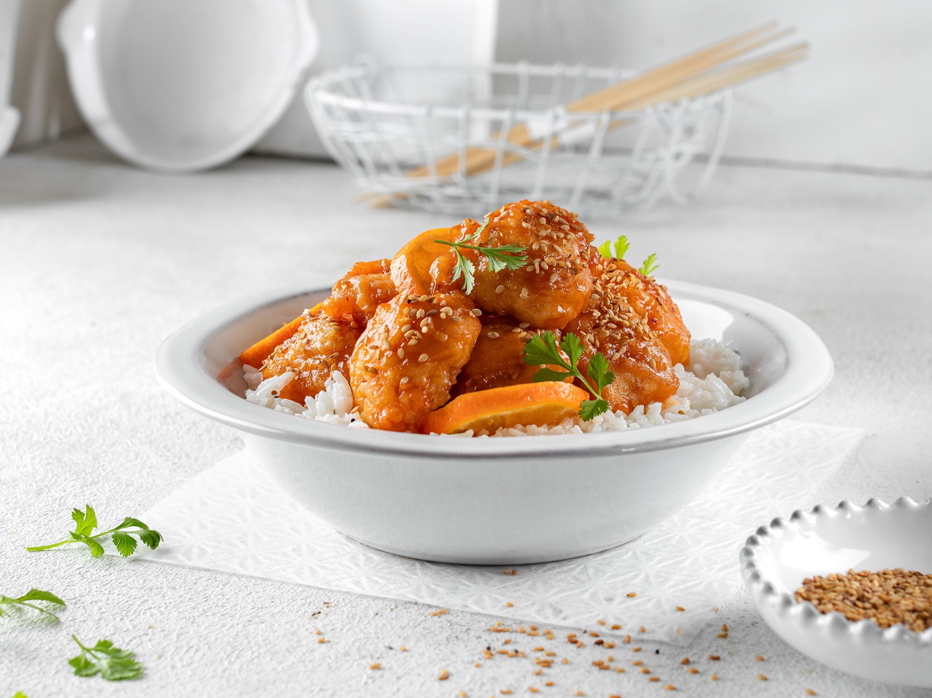 Sesame Orange Chinese Chicken
