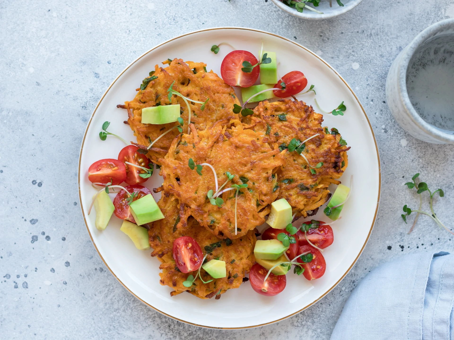 Cutlets in a Sweet Potato Blanket