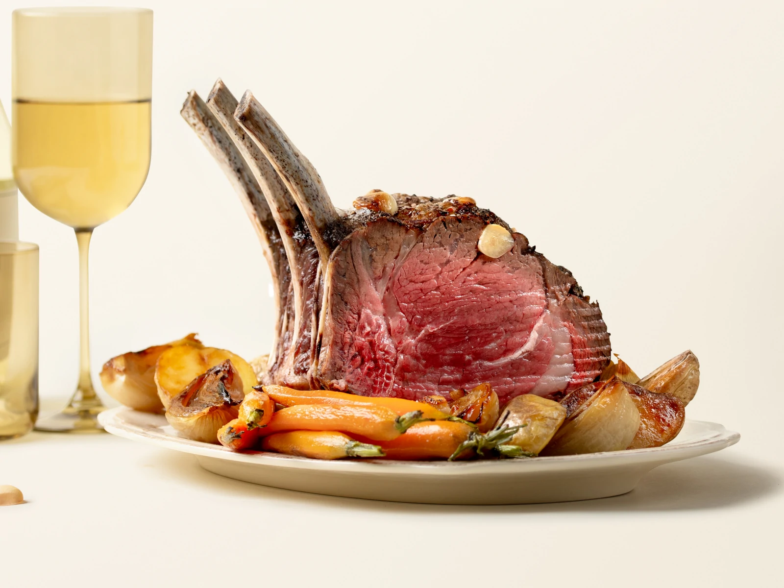 Garlic-Infused Standing Rib Roast