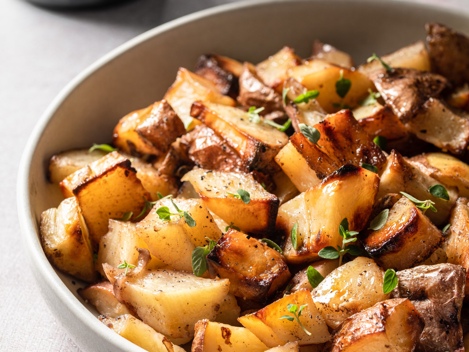 Red Wine Roasted Potatoes
