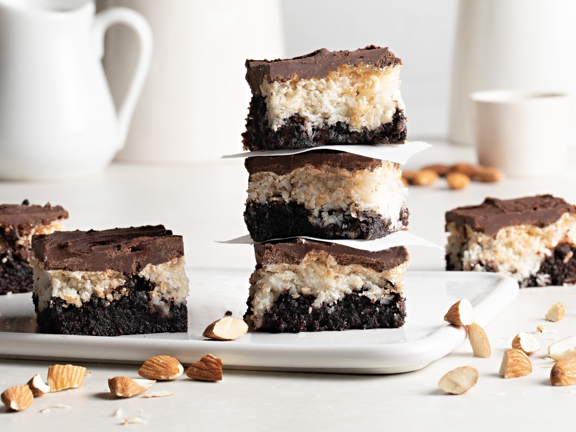 Chocolate Coconut Layer Bars