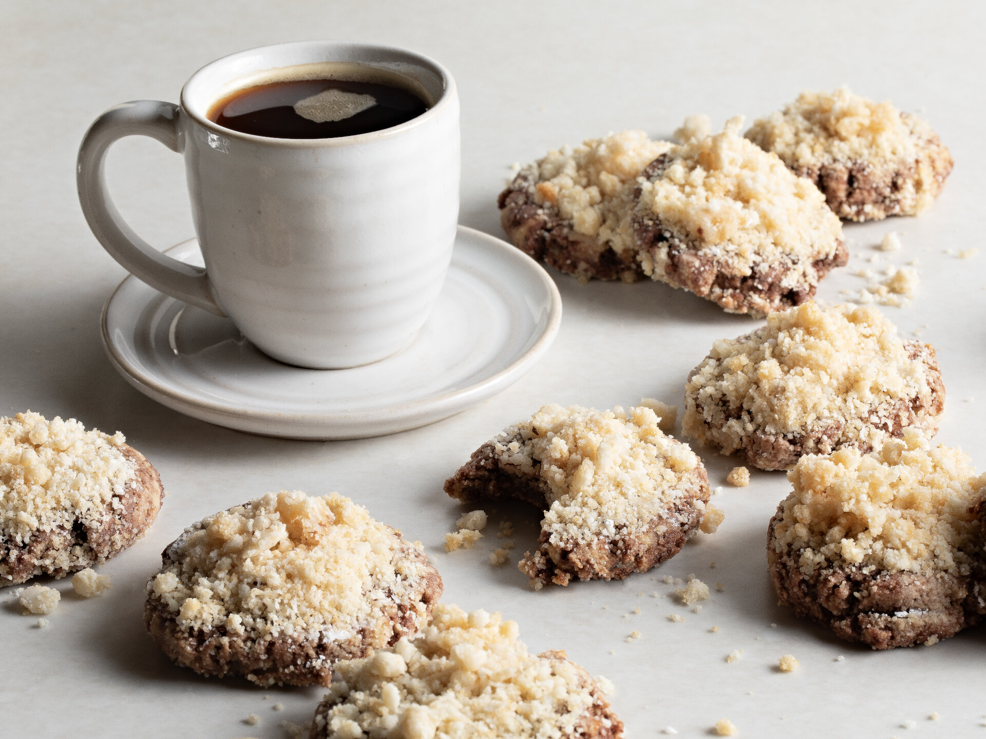 Marbled Babka Crumb Cookies for Pesach